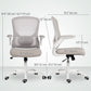 Ergonomic Mesh Office Chair with 4D Lumbar Support - Grey