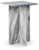 Keithwell - Square Accent Table - Gray