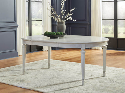 Montelaine - Antique White - Oval Dining Room Extension Table - Forward Furniture