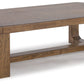 Cabalynn - Light Brown - Rectangular Cocktail Table