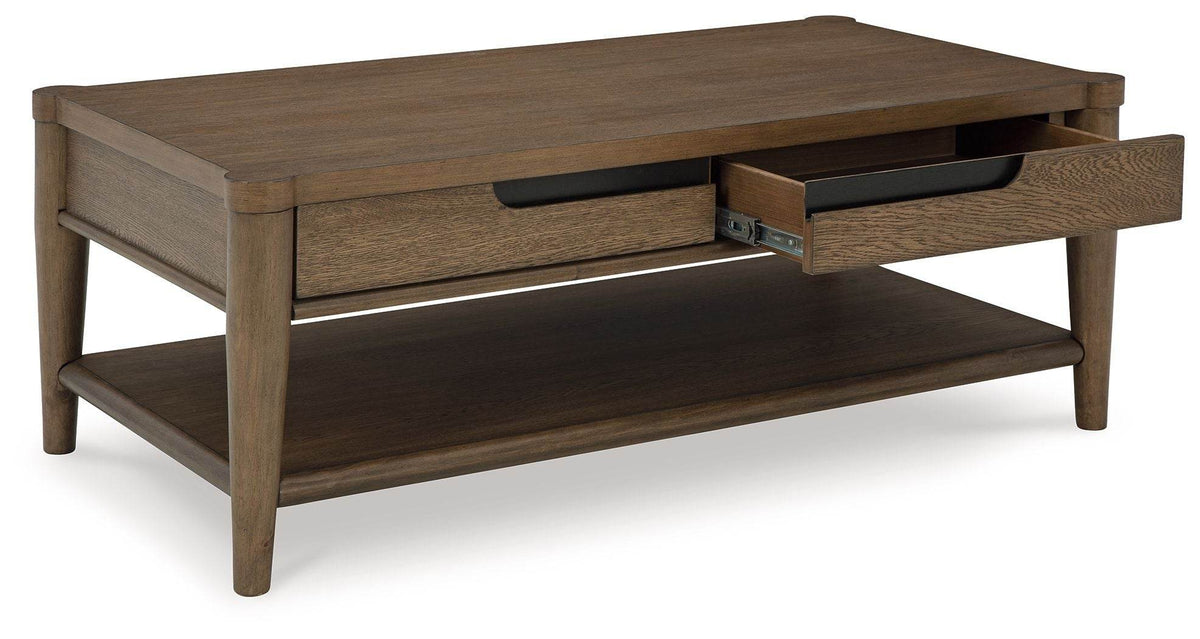 Roanhowe - Brown - Rectangular Cocktail Table - Forward Furniture