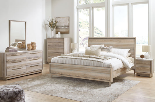 Hasbrick - Panel Bedroom Set With Framed Panel Footboard