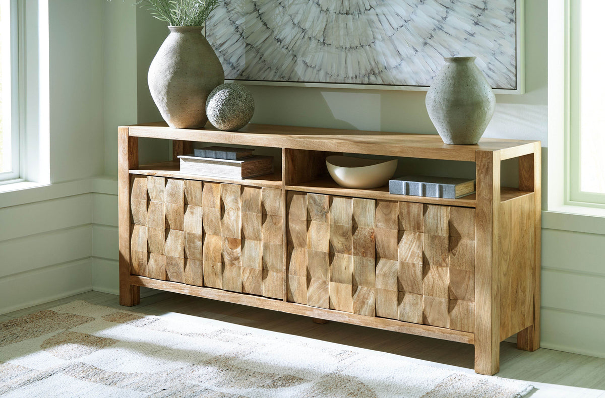 Hudwick - Natural Brown - Accent Cabinet - Forward Furniture