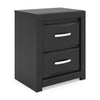 Stabotta - Two Drawer Night Stand - Black