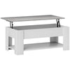 Lift-Top Coffee Table with Hidden Storage - White