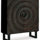 Fosterman - Distressed Black - Accent Cabinet