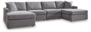 4 Pc. Sectional With Laf And Raf Corner Chaises