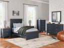 6 Pc. Bed, Dresser, Mirror, Chest