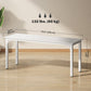 71" Computer Desk with Metal Legs - White