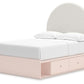 Wistenpine - Upholstered Panel Bed With Storage