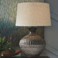 Magan - Antique Bronze Finish - Metal Table Lamp