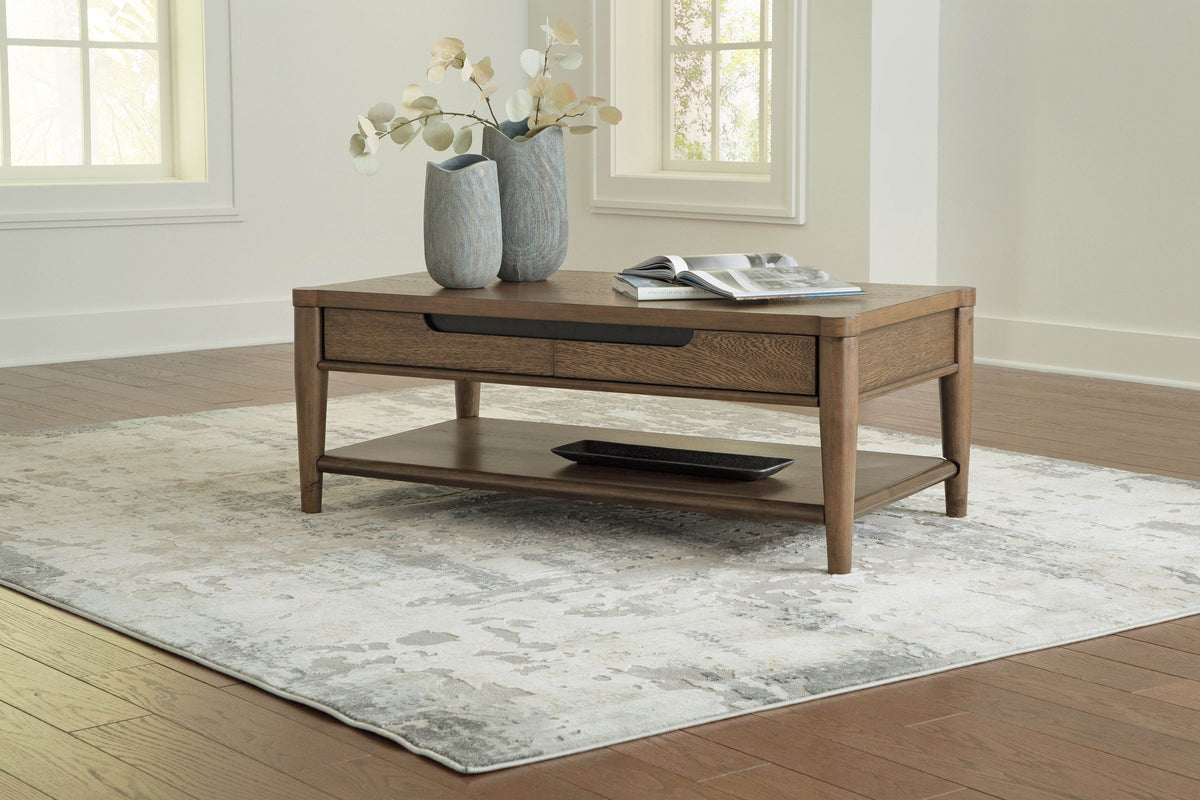 Roanhowe - Brown - Rectangular Cocktail Table - Forward Furniture