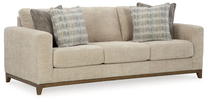 Parklynn - 4 Pc. - Sofa, Loveseat, Chair And A Half, Ottoman - Desert