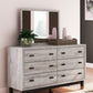 Vessalli - Gray - Dresser And Mirror