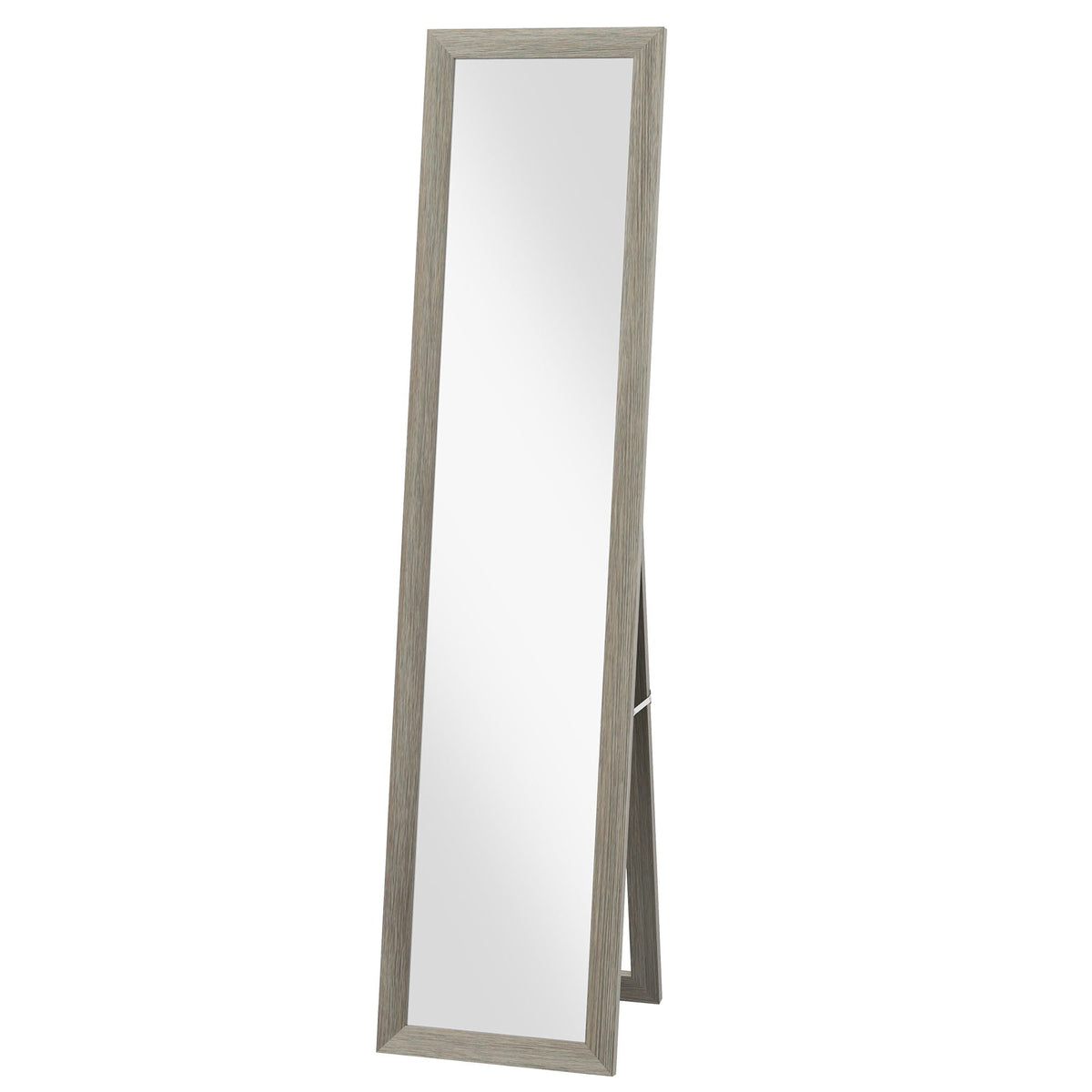 15" x 62" Full Length Mirror for Bedroom, Free Standing Dressing Mirror, Wall Mirror for Living Room, Grey