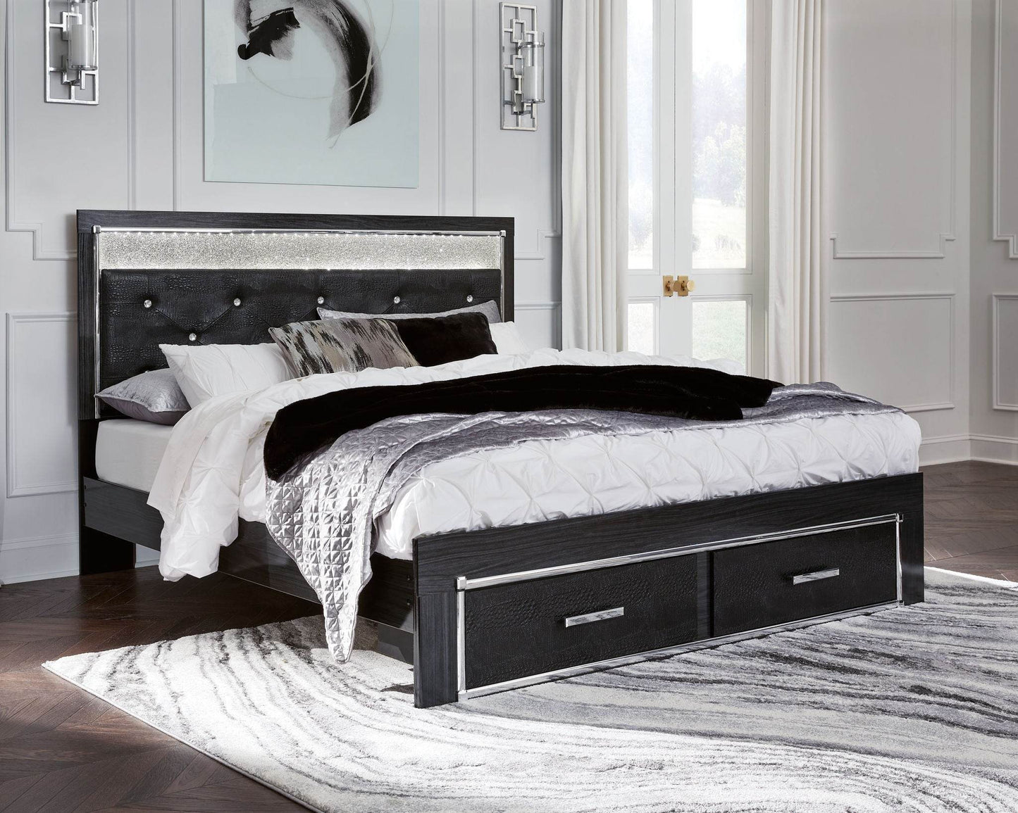 Kaydell - Upholstered Panel Storage Platform Bed - Forward Furniture