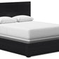 Londer - Black - Queen Panel Bed