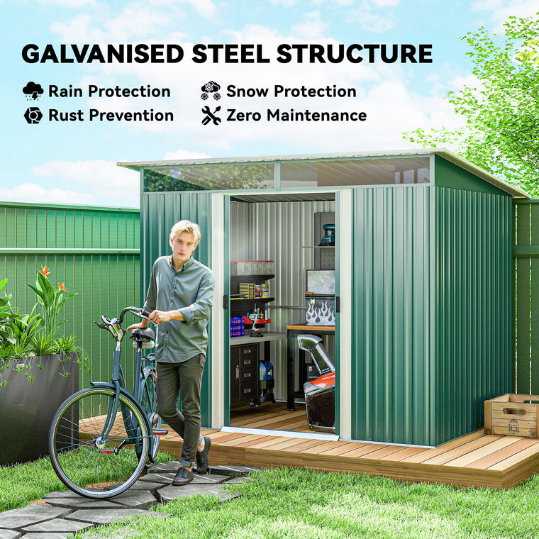 6' x 8.5' Metal Storage Shed