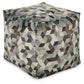 Albermarle - Gray / Brown - Pouf