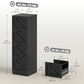 4-Drawer Vertical Filing Cabinet - Black