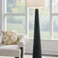 Hallburg - Black - Poly Floor Lamp