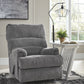 Man Fort - Graphite - Rocker Recliner - Fabric