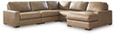 5 Pc. Right Arm Facing Corner Chaise Sectional