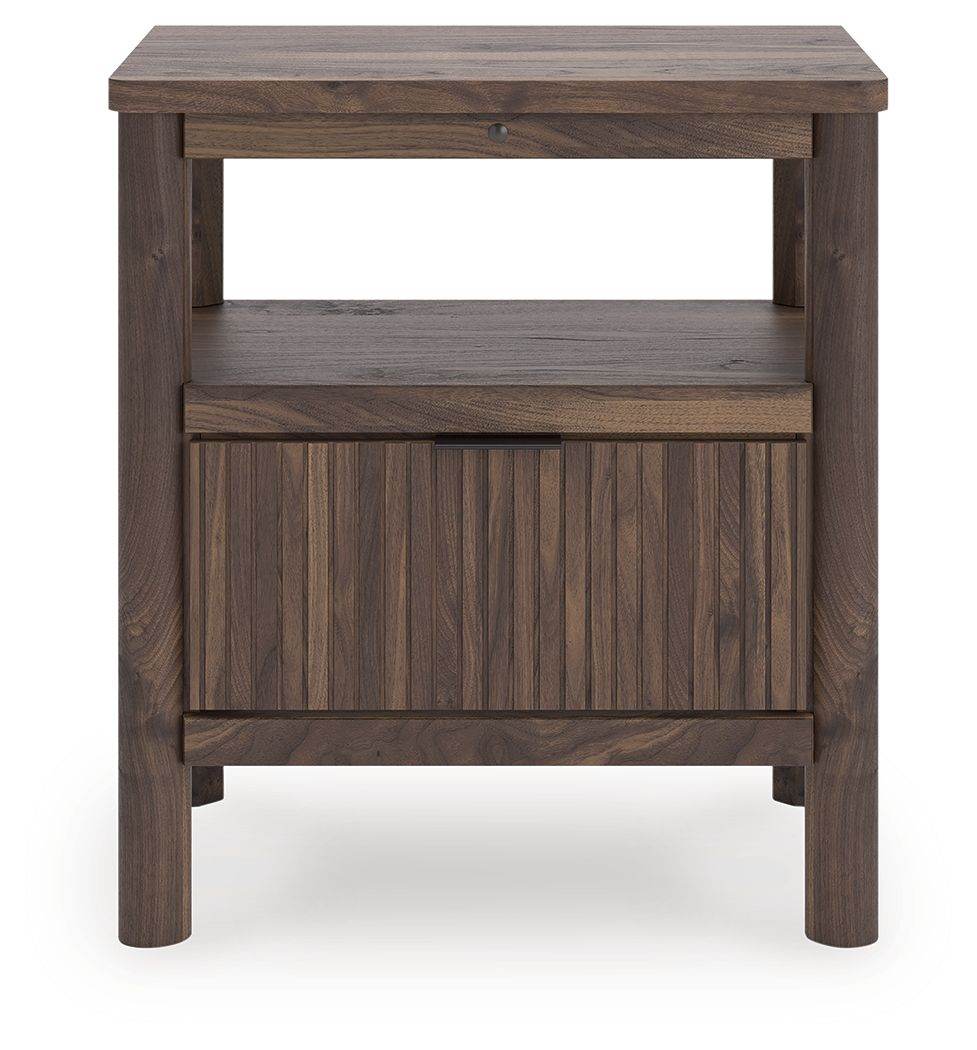Pamytta - Brown - One Drawer Night Stand - Forward Furniture