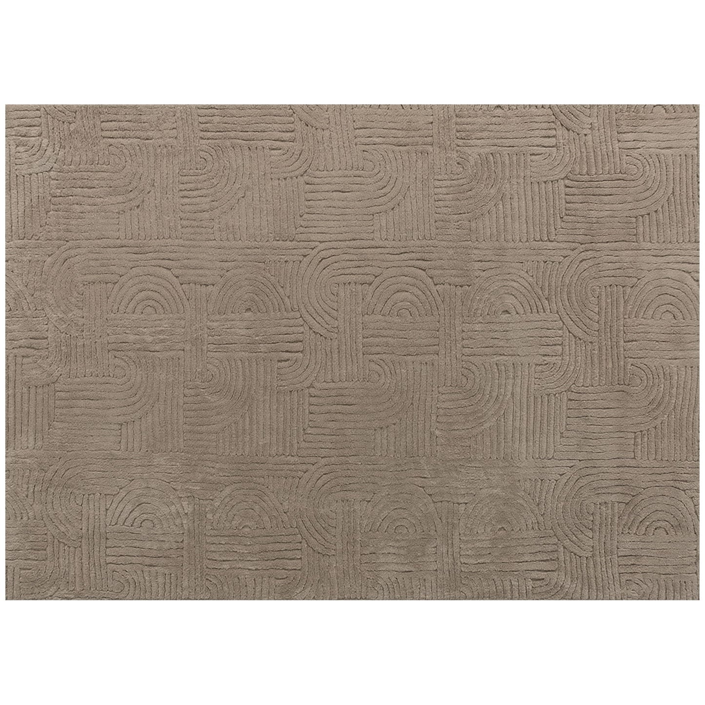 5x7 Area Rug, Luxurious Faux Fur Rug, Non-Slip Floor Carpet for Living Room, Bedroom, Dining Room, Tan