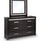 Shoralli - Six Drawer Dresser
