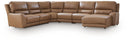 6 Pc. Power Reclining Sectional  With RAF Press Back Power Chaise