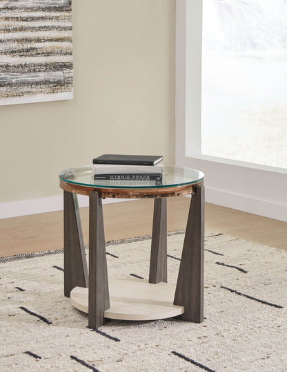 Frazwa - Multi - Round End Table - Forward Furniture