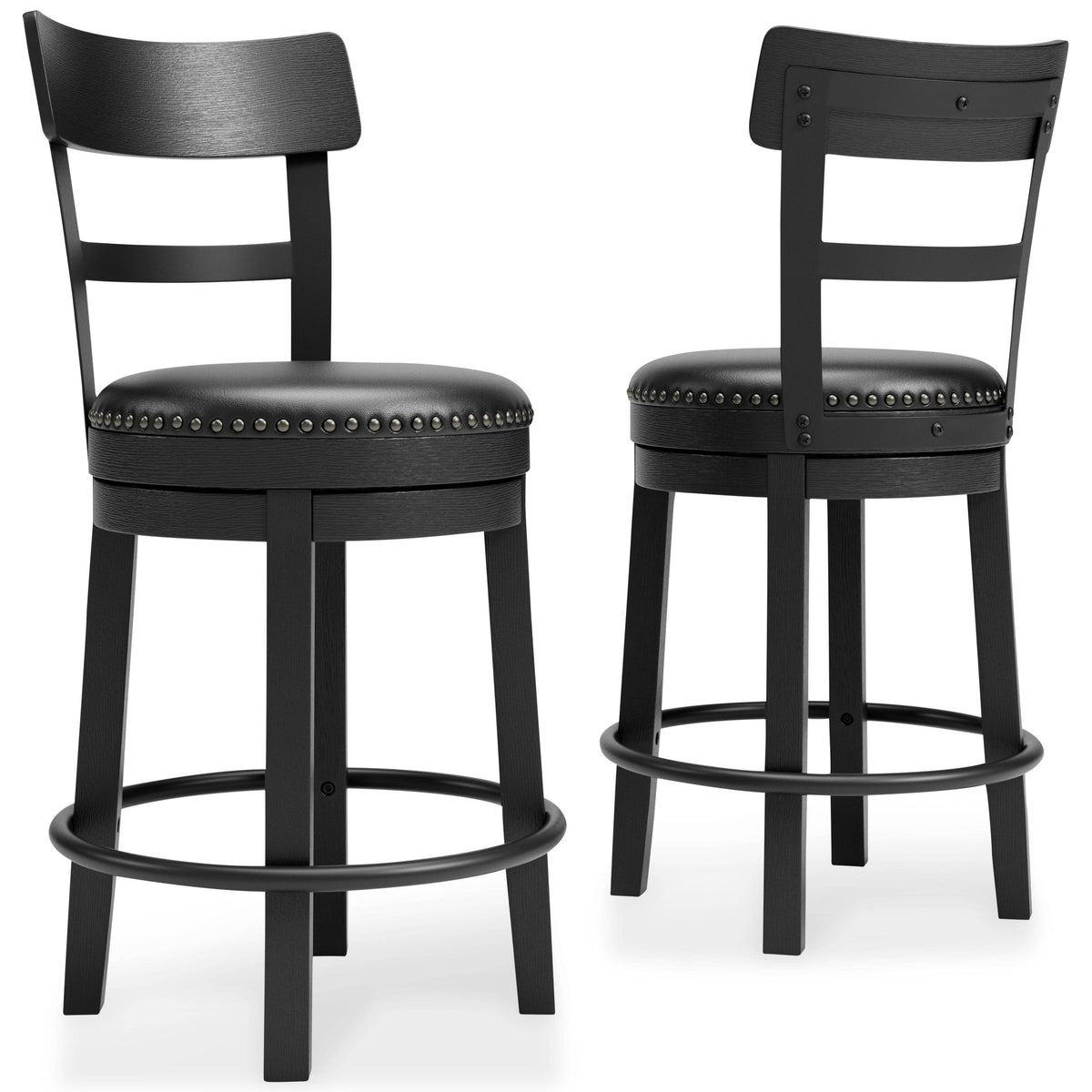 Valebeck - Full Back Swivel Stool - Forward Furniture