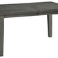 Hallanden - Gray - Rectangular Dining Room Butterfly Extension Table