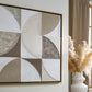 Harelman - Tan / Taupe / White - Wall Art - Forward Furniture