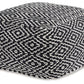 Jasett - Black / Ivory - Pouf