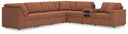 7 Pc. Sectional With Audio Console