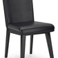 Jettaya - Black - Dining Upholstered Side Chair (Set of 2)