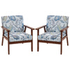 Upholstered Accent Chairs Set of 2 - Multicolored
