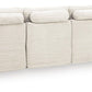 Fannin - 4-Piece Sectional With Ottoman - Ivory