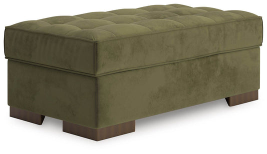 Caspian-Town - Olive - Oversized Accent Ottoman - Forward Furniture