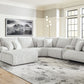 Top Tier - Alloy - 6-Piece Reclining Sectional With Laf Chaise - Fabric