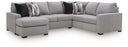 2 Pc. Left Arm Facing Sofa Chaise Sectional