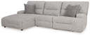 3 Pc. Power Reclining Sectional With LAF Power Reclining Back Chaise
