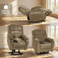 Power Lift Recliner with Massage - Brown