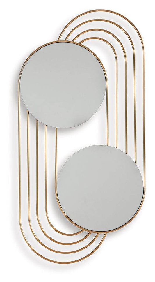 Warrenley - Gold Finish - Accent Mirror - Forward Furniture