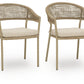 Orchard Beach - Arm Chair With Cushion (Set of 4) - Beige