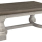 Havalance - Gray / White - Rectangular Cocktail Table