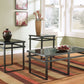 Laney - Black - Occasional Table Set (Set of 3)