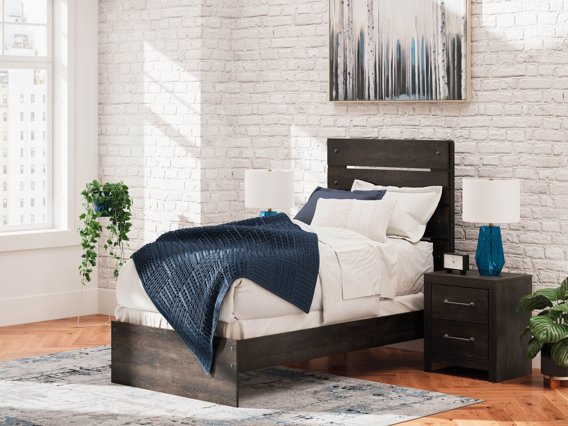 Hollivern - Panel Bed - Forward Furniture